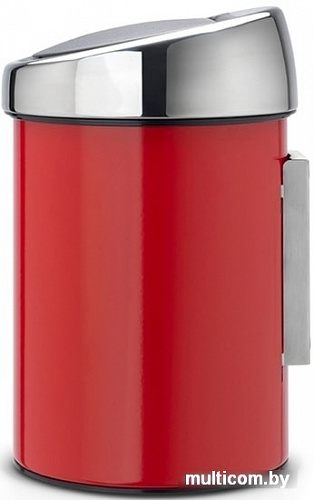 Brabantia Touch Bin 3 л (пламенно-красный/стальной)