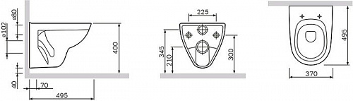 Унитаз AM.PM Sense L [C741738SC]