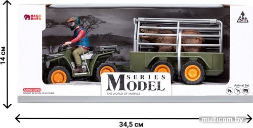 Игровой набор Masai Mara На ферме. Перевозка животных ММ205-021