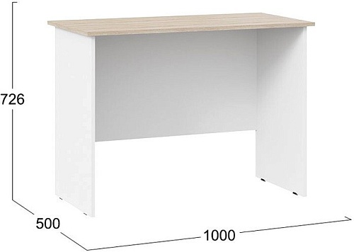 Стол Трия Тип 14 1000 (дуб сонома/белый ясень)