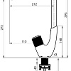 Смеситель Rubineta Swan-33(BK) SW0068