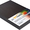 Картонная обложка для переплета Starbind A4 230 г/кв.м. 100 шт (кожа, черный)