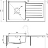 Кухонная мойка Deante Zorba ZQZ S113 (серый металлик)