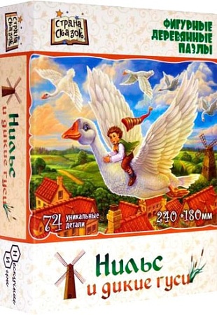 Мозаика/пазл Нескучные игры Страна Сказок Нильс и дикие гуси