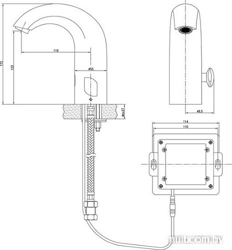 Смеситель Lemark Project [LM4656CE]