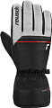 Горнолыжные перчатки Reusch Snow King 6201198-1120 (р-р 10.5, White/Fire Red/Black)