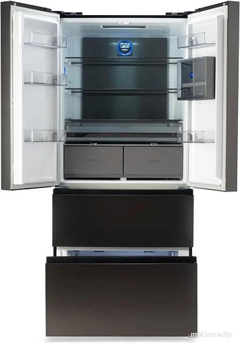 Холодильник Hyundai CM55043F (черная сталь)