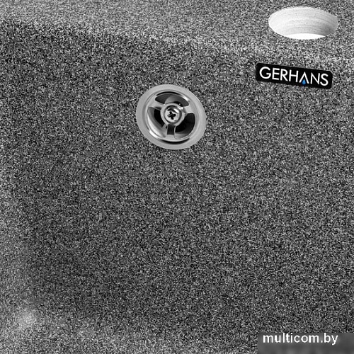 Кухонная мойка Gerhans A10 (графит)