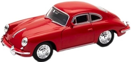 Легковой автомобиль Welly Porsche 356B 43803W (красный)