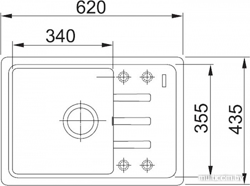 Кухонная мойка Franke BSG 611-62 [114.0391.164]