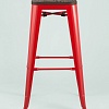 Табурет Stool Group TOLIX WOOD барный (красный) глянцевый