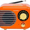 Радиоприемник TELEFUNKEN TF-1682UB (оранжевый/золотистый)