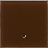 Беспроводной выключатель DeLUMO Senso одноканал. сенсорный 8017 (темный коричневый)