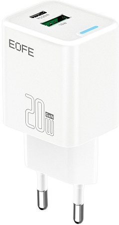 Сетевое зарядное EOFE E206 (белый)