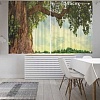 Комплект штор JoyArty Дерево на зеленой поляне Oxford DeLux 1.45x1.8 м (2 шт)