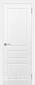 Межкомнатная дверь Юркас Эстель Честер ДГ 60x200 (белая эмаль)