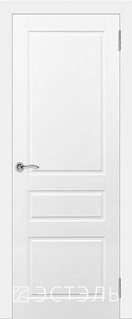 Межкомнатная дверь Юркас Эстель Честер ДГ 60x200 (белая эмаль)