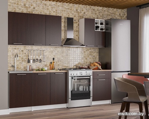 Готовая кухня Мебель-АРС Глория 1.9 м (венге цаво)