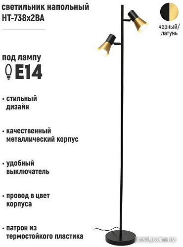 Торшер ArtStyle HT-738X2BA