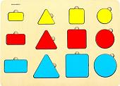 Сортер Лесная мастерская Вкладыш Геометрические фигуры 9145023