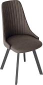 Стул Трия Франк исп.2 ДП2-30 паук (графит/микровелюр коричневый)