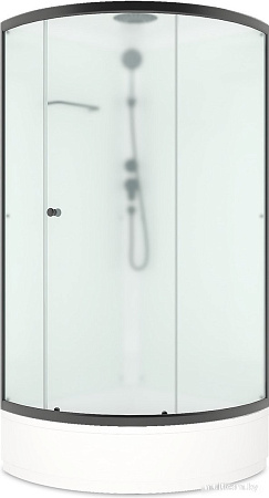 Душевая кабина Domani-Spa Simple 99 Mid 90x90 DS01Sm99MWM00.Gt-V1.2-Black