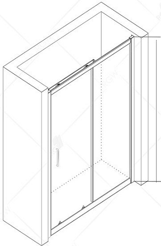 Душевая дверь RGW CL-14B 160