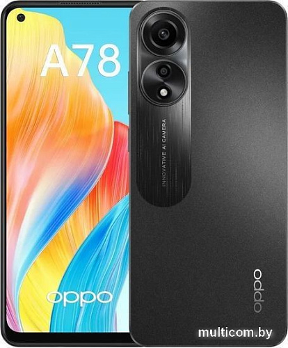 Смартфон Oppo A78 CPH2565 8GB/128GB международная версия (черный)