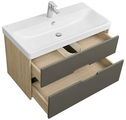 Мебель для ванных комнат Акватон Тумба с умывальником Оливия 90 1A2544K0OLUG0