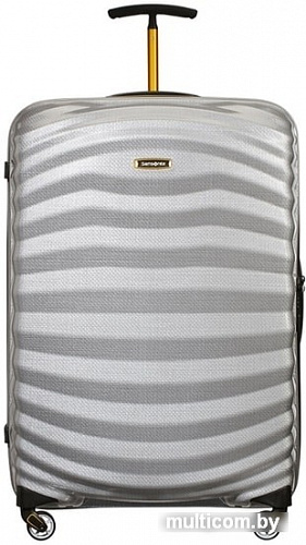 Чемодан-спиннер Samsonite Lite-Shock Silver/Yellow 55 см