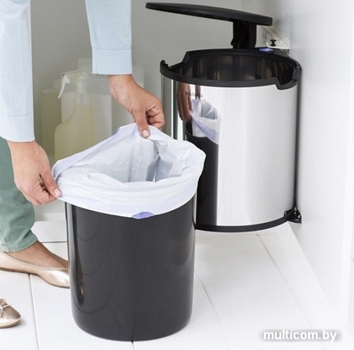 Brabantia Built in Bin 15 л (стальной полированный)