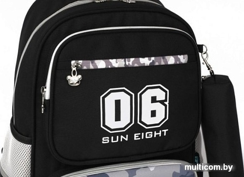 Рюкзак Sun Eight SE-2757 (черный/серый)