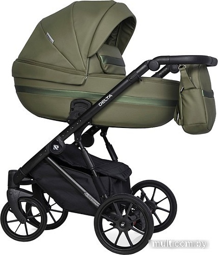 Универсальная коляска Riko Basic Delta Ecco (3 в 1, 13/olive)