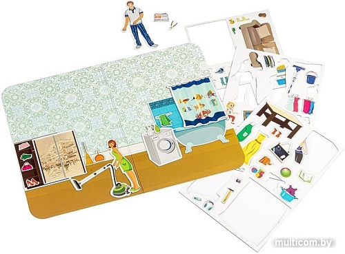 Развивающая игра Bondibon Магнитный театр. Хозяюшка ВВ4411