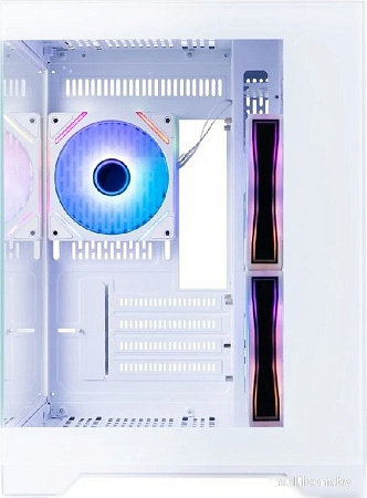 Корпус 1stPlayer Megaview MV6-TP ARGB (белый)