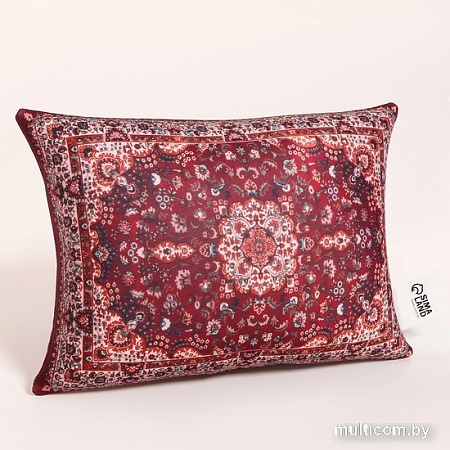 Декоративная подушка Mni Mnu Антистресс. Ковер 10460001 (бордовый)