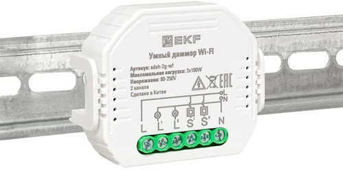 Реле EKF Wi-Fi Connect 2 канала SDSH-2G-WF