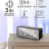Настольные часы Soundmax SM-1520B (с белой индикацией)