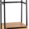 Стенка Millwood Сканди 7 53.2x40x200 (дуб золотой Craft/металл черный)