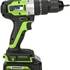 Ударная дрель-шуруповерт Greenworks GD24DD60 3704107CUC (с 2-мя АКБ)