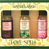 Подарочный набор Liv Delano Love Spell Спрей для тела Bloom Flora + Lost Cherry + Pink Rose 3x100 мл