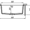 Кухонная мойка Aquasanita SQF103 (черный металлик 601)