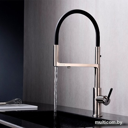 Смеситель Paulmark Tornado TO213402-NI (никель)