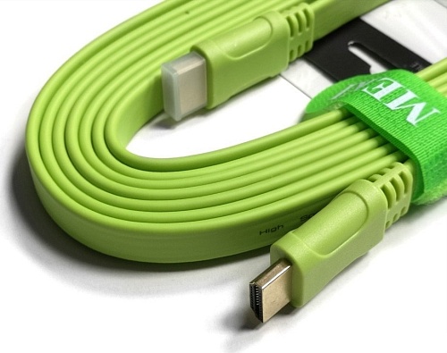 Кабель Meki GH-T-3GR HDMI - HDMI (3 м, зеленый)