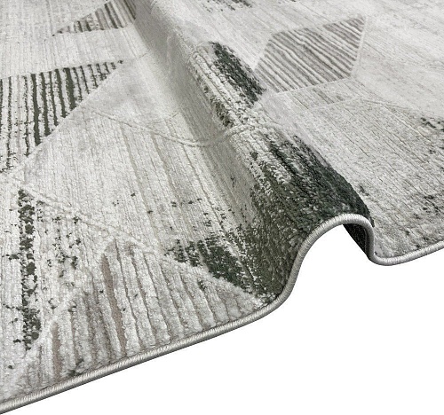 Ковер для жилой комнаты Safyun Eva LZ135-CREAM-GREEN (1.4x2)