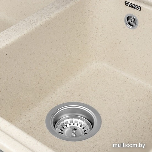 Кухонная мойка Gerhans C02 (бежевый)