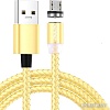 Кабель Denmen D09V USB Type-A - microUSB (1 м, золото)