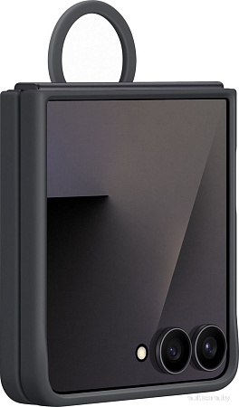 Чехол для телефона Samsung Ring Case для Samsung Galaxy Z Flip7 (черный)
