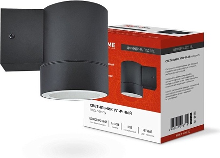 Уличный настенный светильник In Home GX53S-1B-Цилиндр