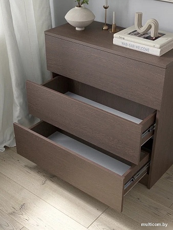 Комод Горизонт Нео 760 3 ящика (венге)